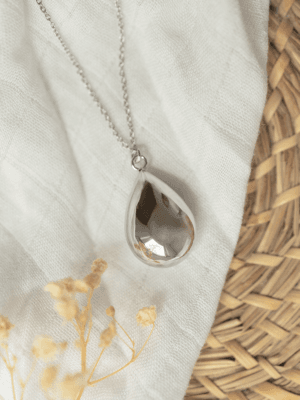 Stilla silver | Bola zwangerschapsketting [ID-577]