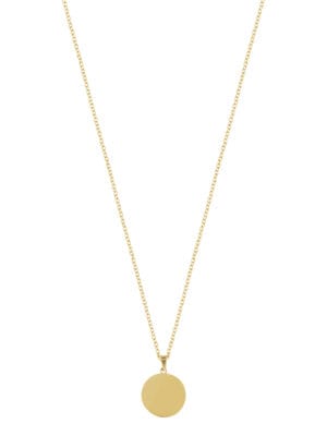 Ketting rond/hang bedel | NAAM | gegraveerde sieraden