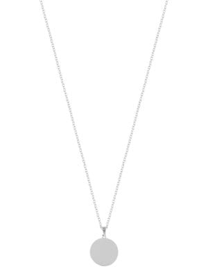 Ketting rond/hang bedel | INITIALEN | gegraveerde sieraden
