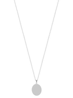 Ketting ovaal | INITIALEN | gegraveerde sieraden