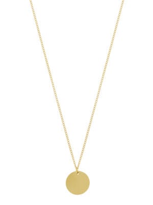 Ketting rond bedel | NAAM | gegraveerde sieraden