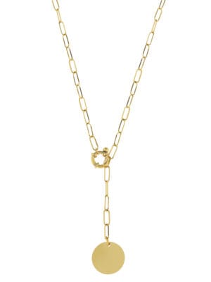 Grove schakelketting | INITIALEN | gegraveerde sieraden